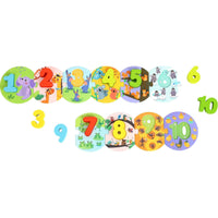 Thumbnail for Tooky Toy Wooden Number Puzzle Tooky Toy