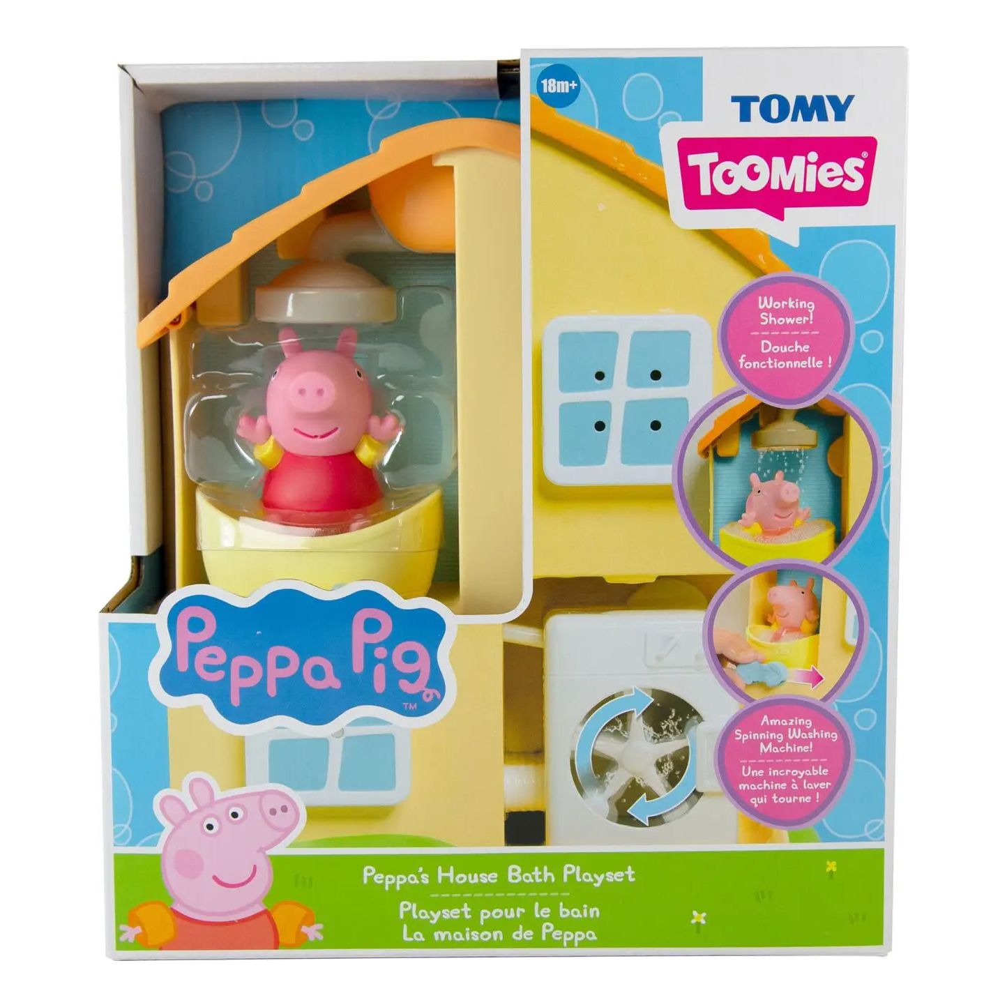 Toomies Peppa's House Bath Playset TOMY