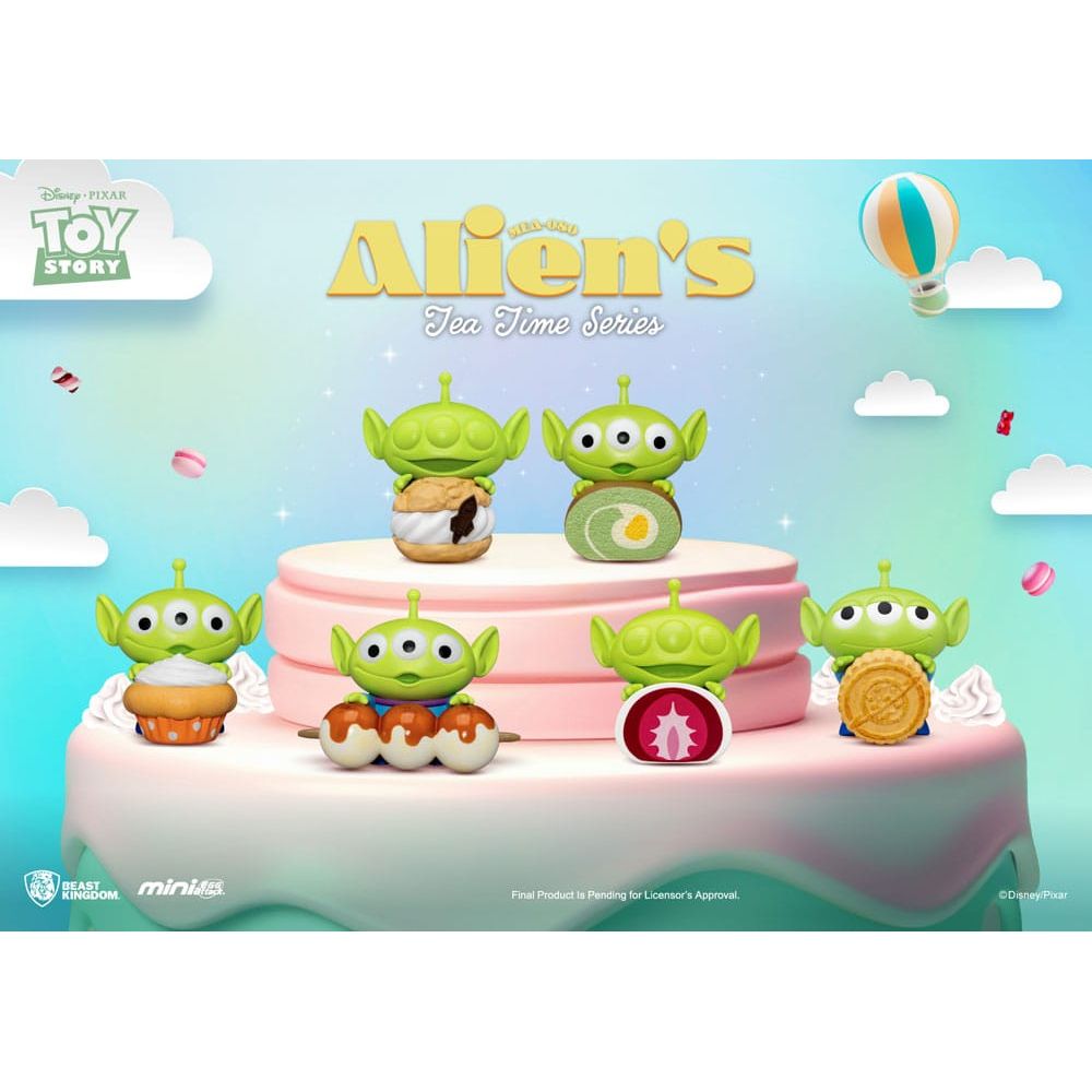Toy Story Mini Egg Attack Figures Alien's Tea Time Series Set 10 cm Beast Kingdom