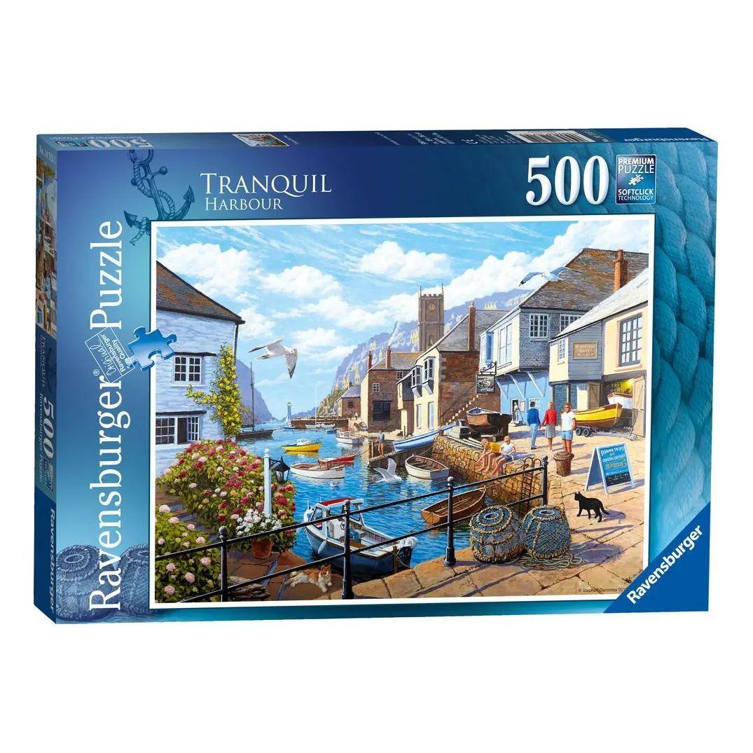 Tranquil Harbour 500 Piece Jigsaw Puzzle Ravensburger