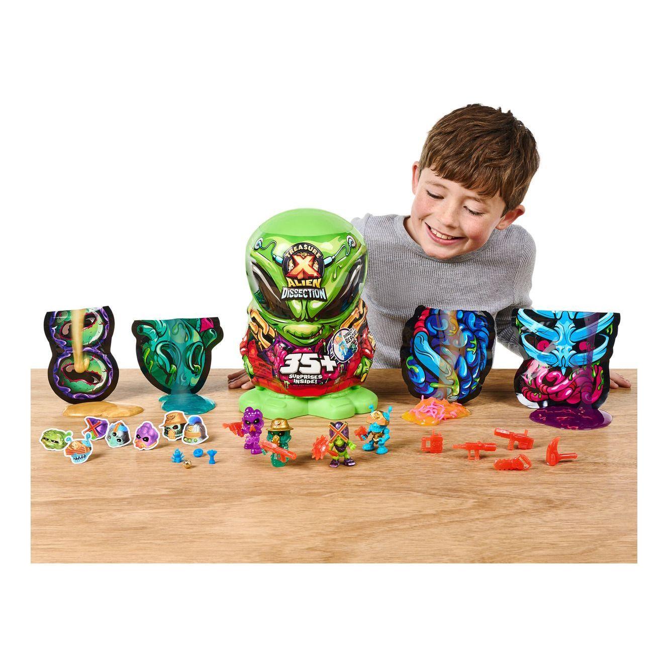  Treasure X Aliens - Dissection Kit with Slime, Action Figure,  and Treasure : Toys & Games