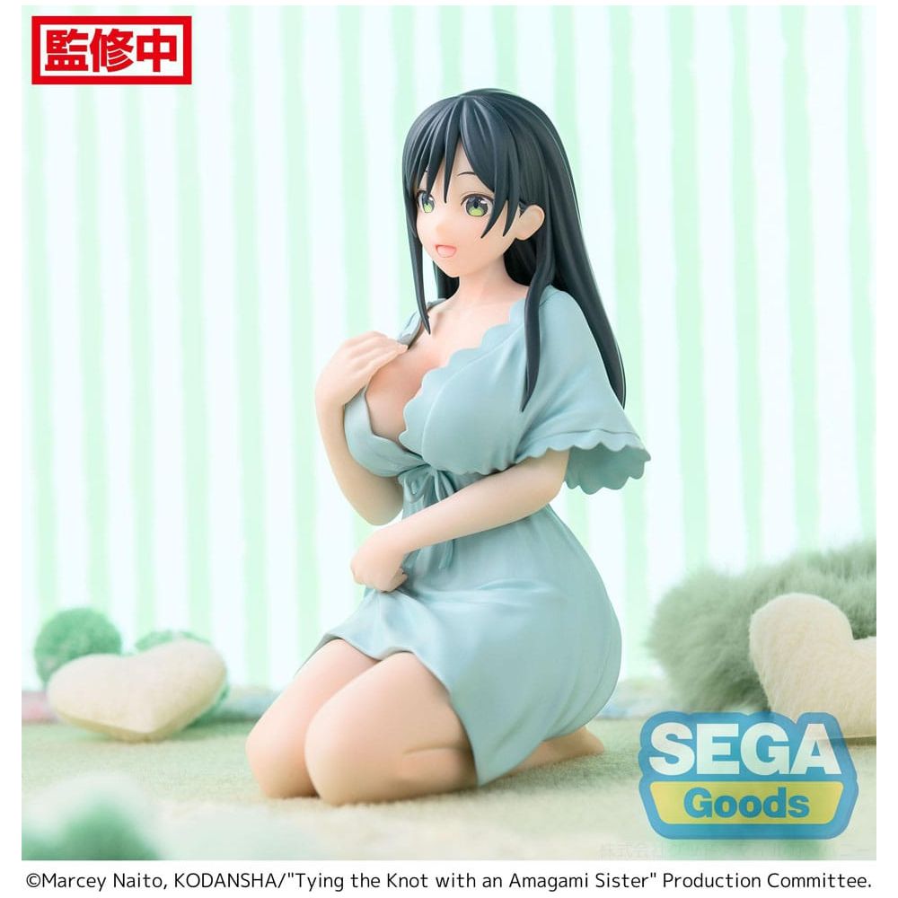 Tying the Knot with an Amagami Sister Yumemirize PVC Statue Yae Amagami 10 cm Sega Goods