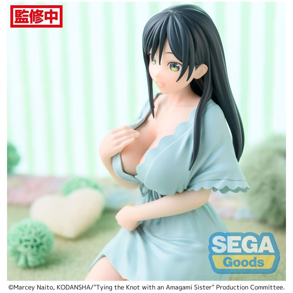 Tying the Knot with an Amagami Sister Yumemirize PVC Statue Yae Amagami 10 cm Sega Goods