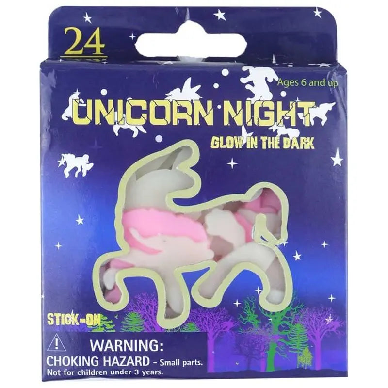 Unicorn Night Glow In The Dark Wall Stickers Unicorn & Punkboi