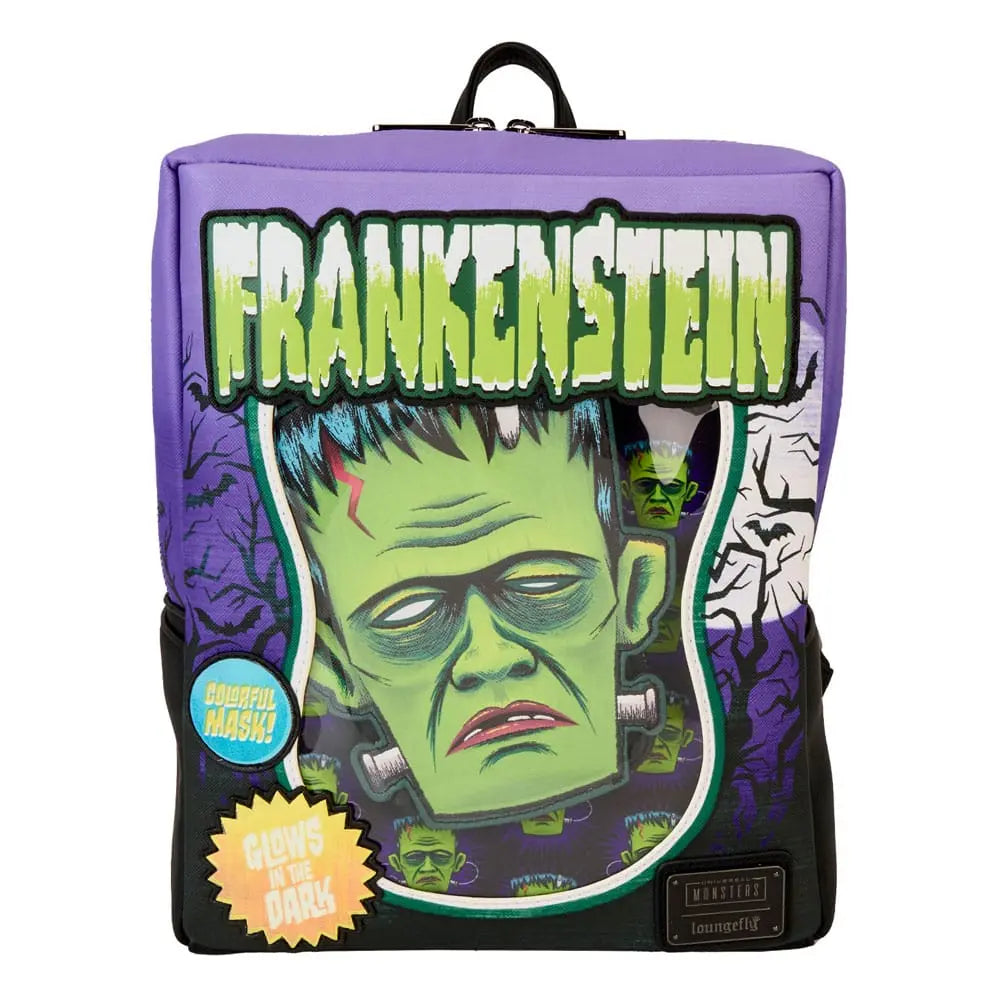 Universal Monsters by Loungefly Mini Backpack Frankenstein Neon Mask Loungefly