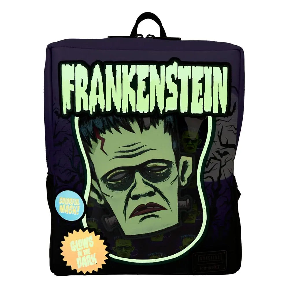 Universal Monsters by Loungefly Mini Backpack Frankenstein Neon Mask Loungefly