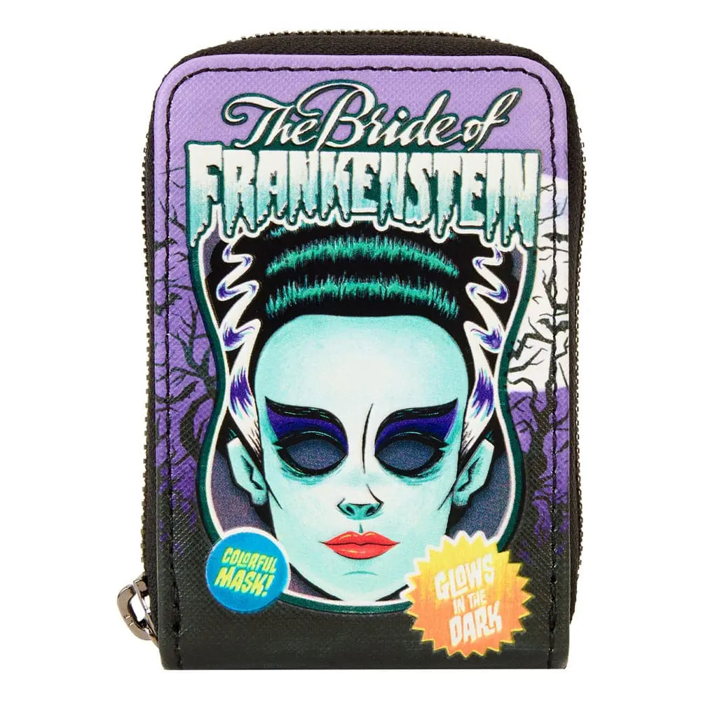 Universal Monsters by Loungefly Wallet Bride of Frankenstein Neon Mask Loungefly