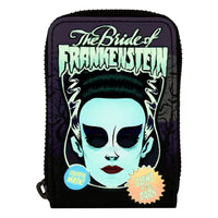 Thumbnail for Universal Monsters by Loungefly Wallet Bride of Frankenstein Neon Mask Loungefly