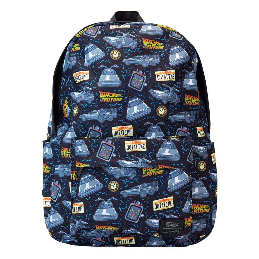 Universal by Loungefly Full-Size Nylon Backpack Back to the Future 40th Anniversary