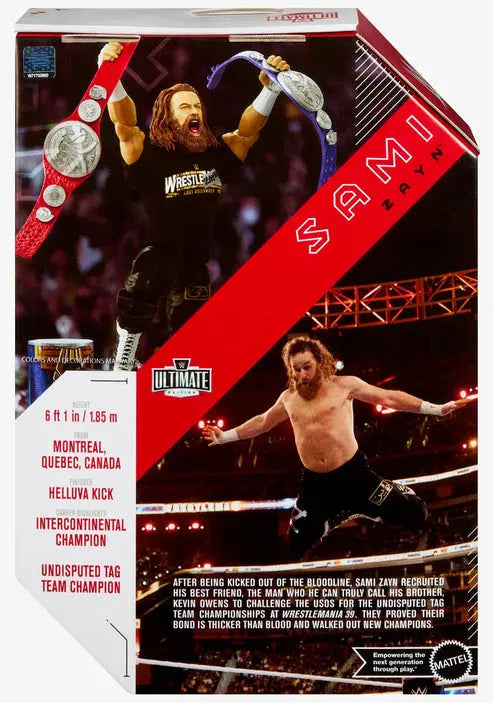 WWE Ultimate Edition Sami Zayn Action Figure WWE