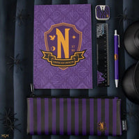 Thumbnail for Wednesday 5-Piece Stationery Set Purple Cinereplicas