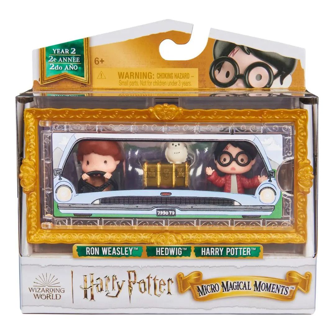 Wizarding World Micro Magical Moments Year 2 - Ron Hedwig Harry Harry Potter