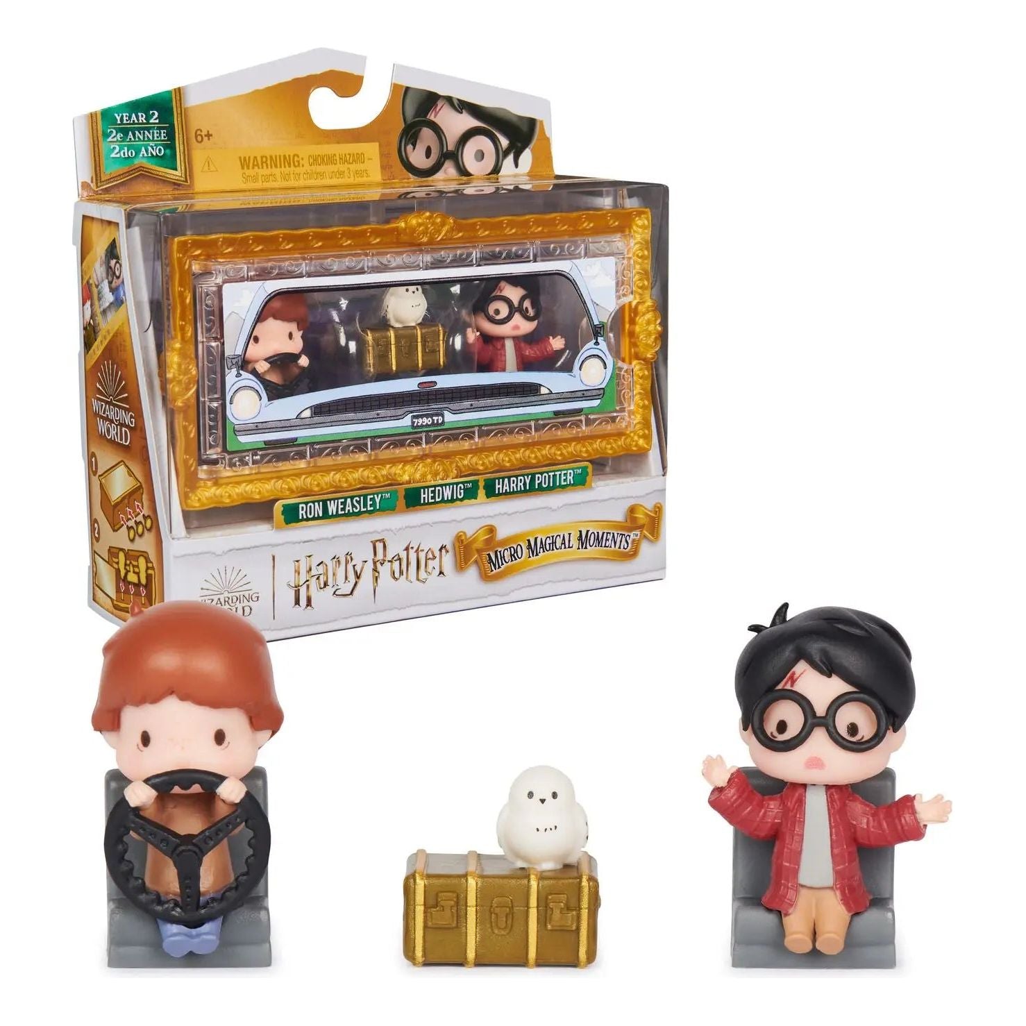 Wizarding World Micro Magical Moments Year 2 - Ron Hedwig Harry Harry Potter