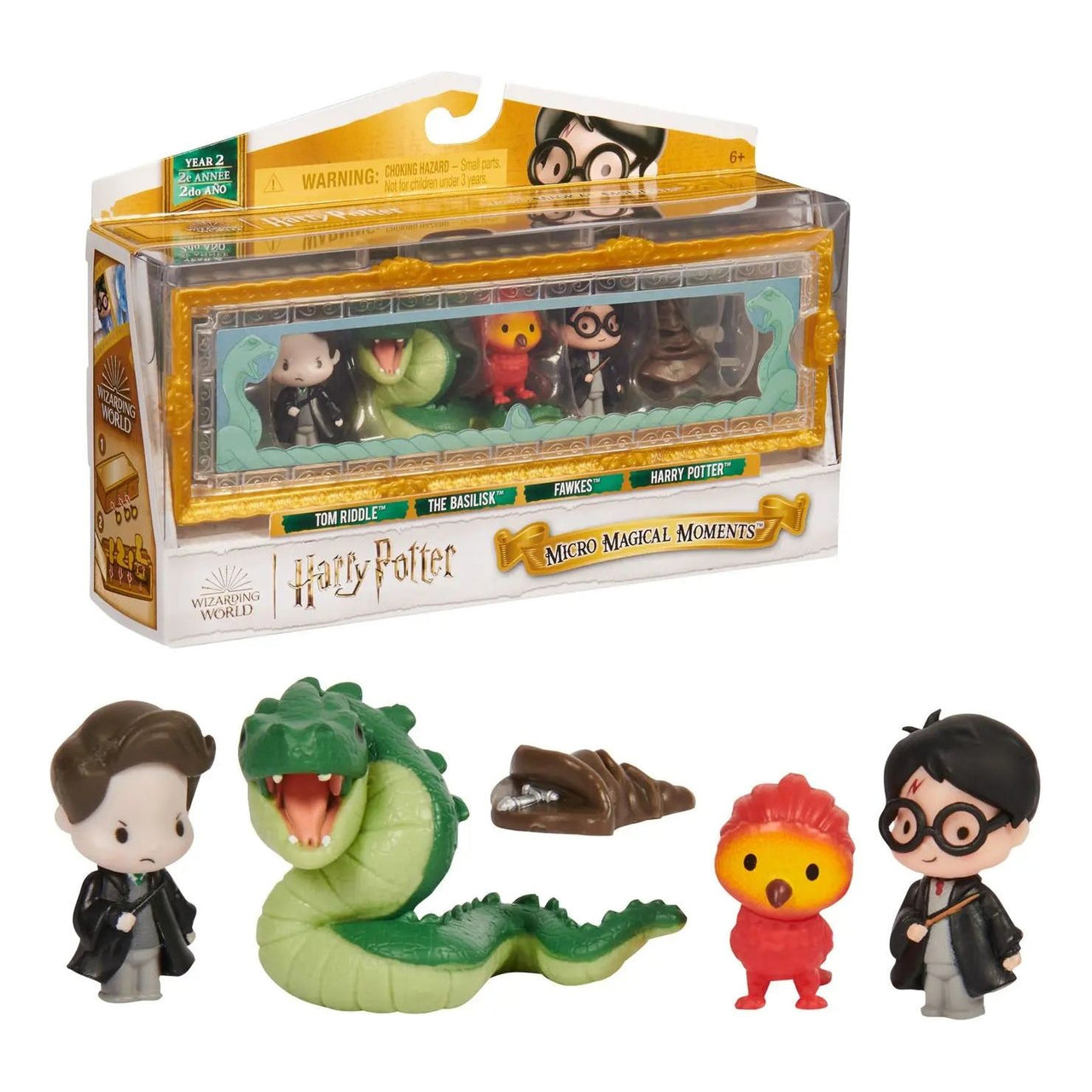 Wizarding World Micro Magical Moments Year 2 - Tom The Basilisk Fawkes Harry Potter Harry Potter