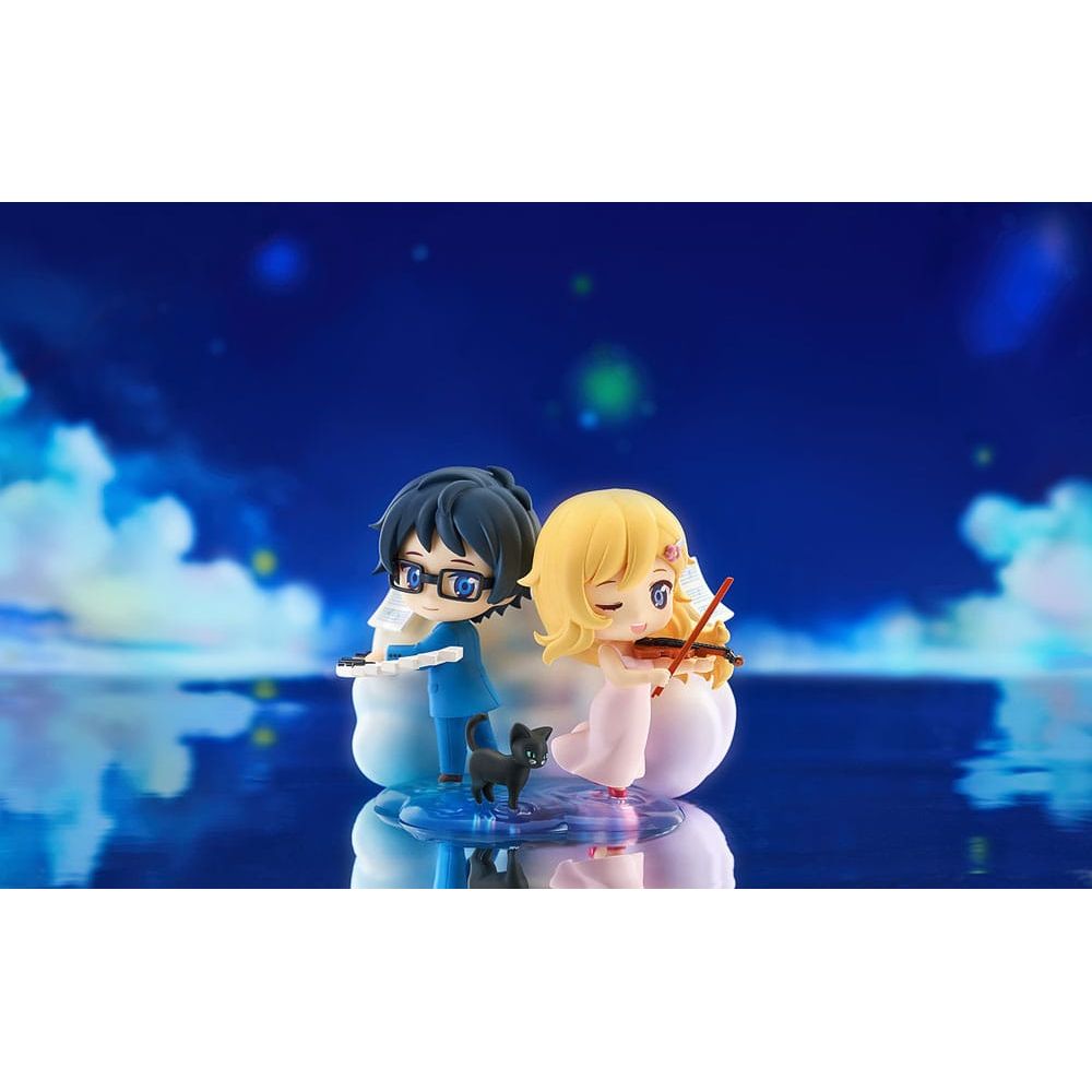 Your Lie in April Qset Mini-Figure 2-Pack Kaori Miyazono & Kosei Arima 9 cm Good Smile Company