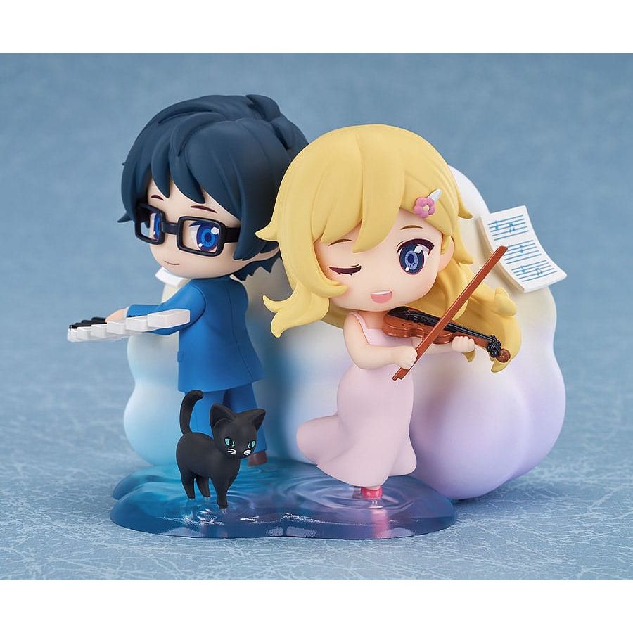 Your Lie in April Qset Mini-Figure 2-Pack Kaori Miyazono & Kosei Arima 9 cm Good Smile Company