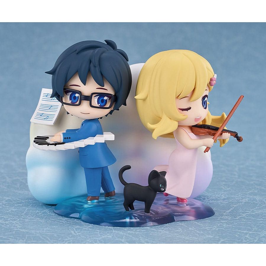 Your Lie in April Qset Mini-Figure 2-Pack Kaori Miyazono & Kosei Arima 9 cm Good Smile Company