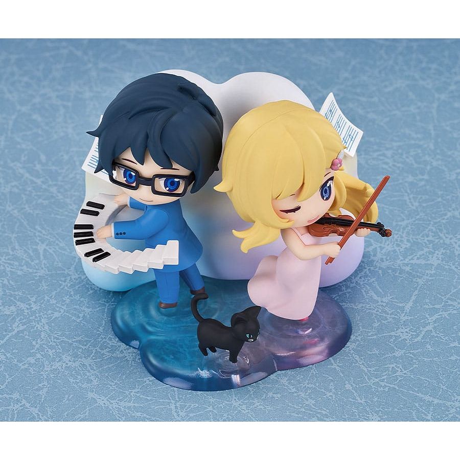 Your Lie in April Qset Mini-Figure 2-Pack Kaori Miyazono & Kosei Arima 9 cm Good Smile Company