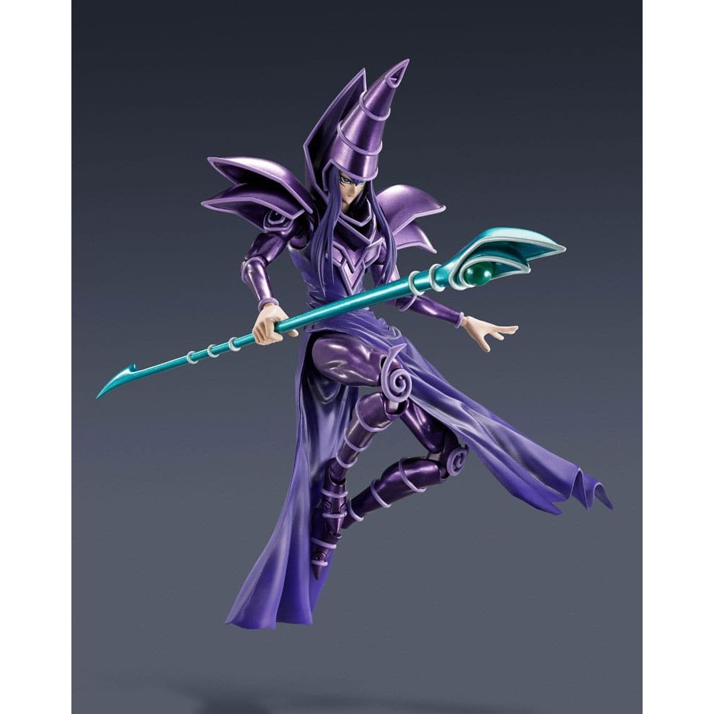 Yu-Gi-Oh! S.H. MonsterArts Action Figure Dark Magician 19 cm Tamashii Nations