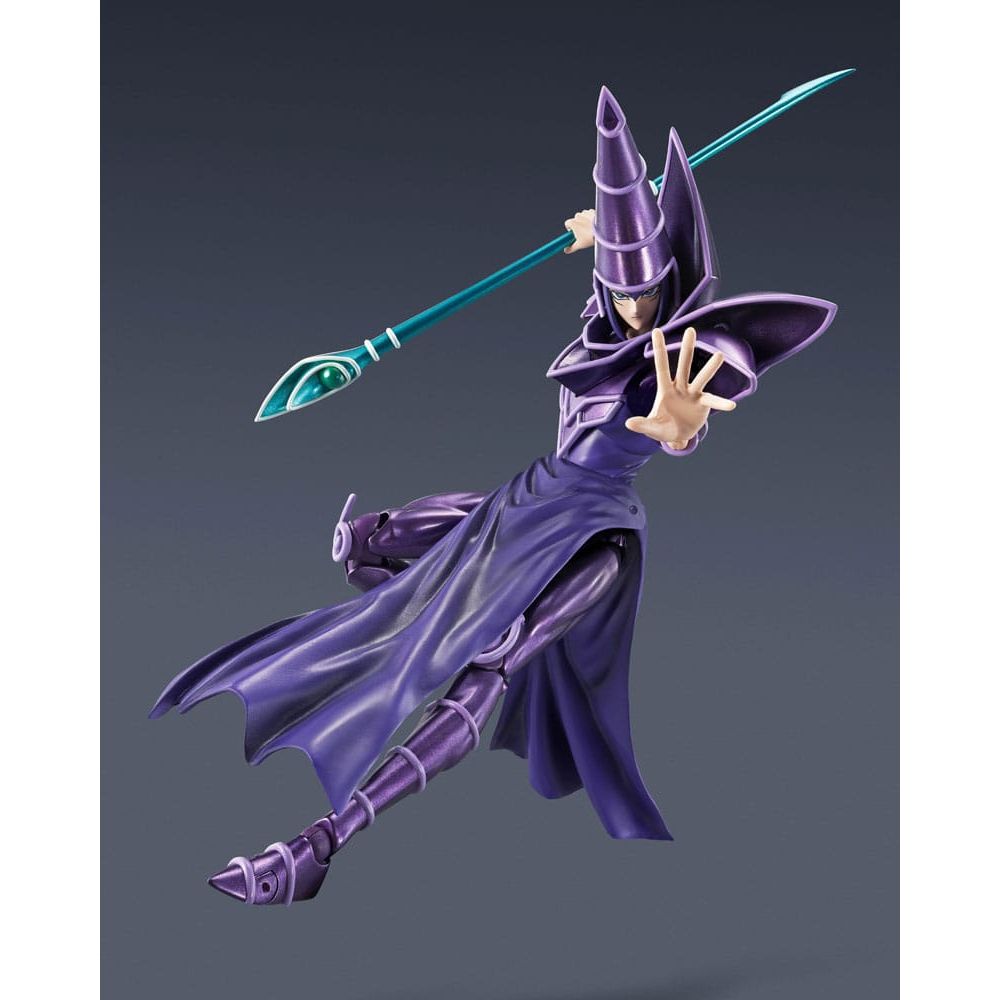 Yu-Gi-Oh! S.H. MonsterArts Action Figure Dark Magician 19 cm Tamashii Nations