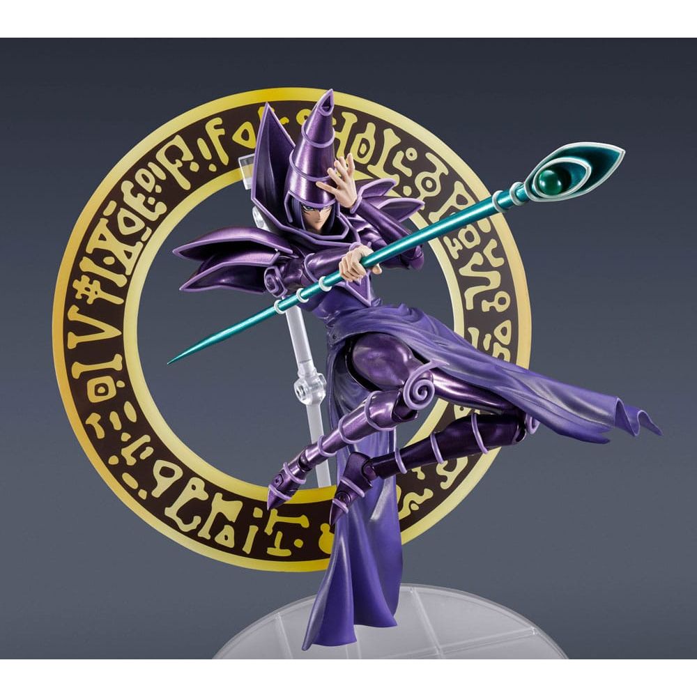 Yu-Gi-Oh! S.H. MonsterArts Action Figure Dark Magician 19 cm Tamashii Nations