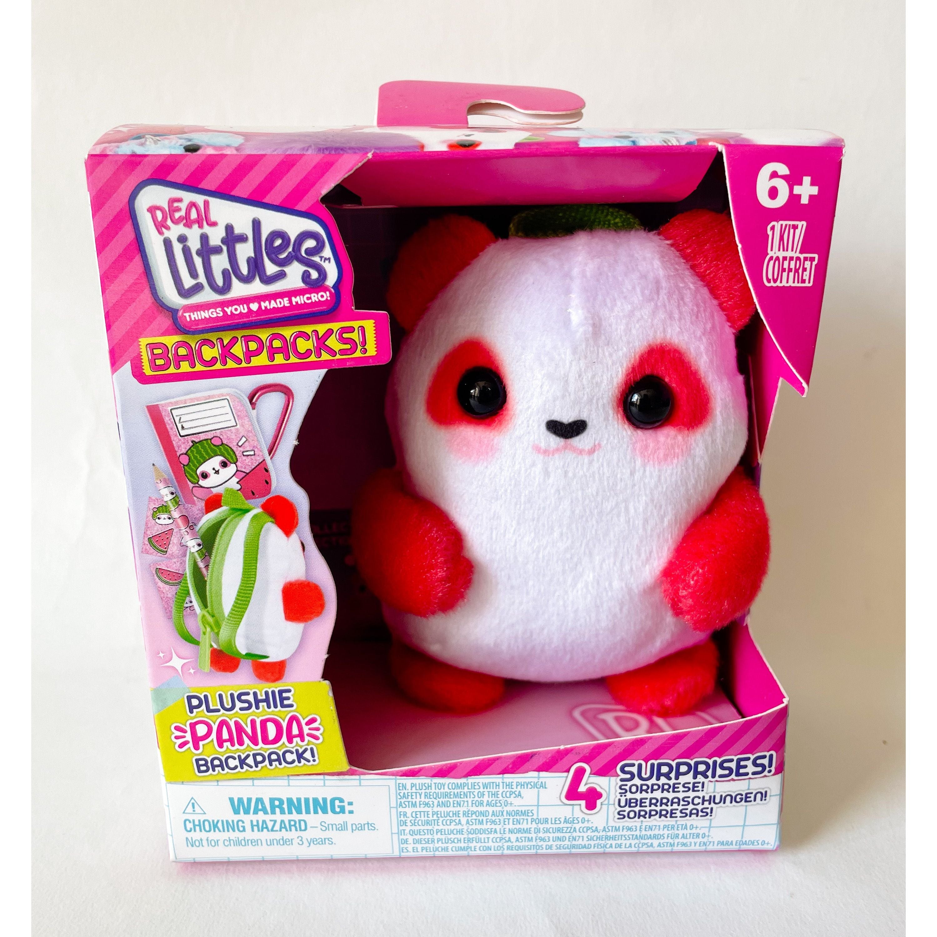 Real Littles Series 7 Plushie Pets Backpacks - Panda Real Littles