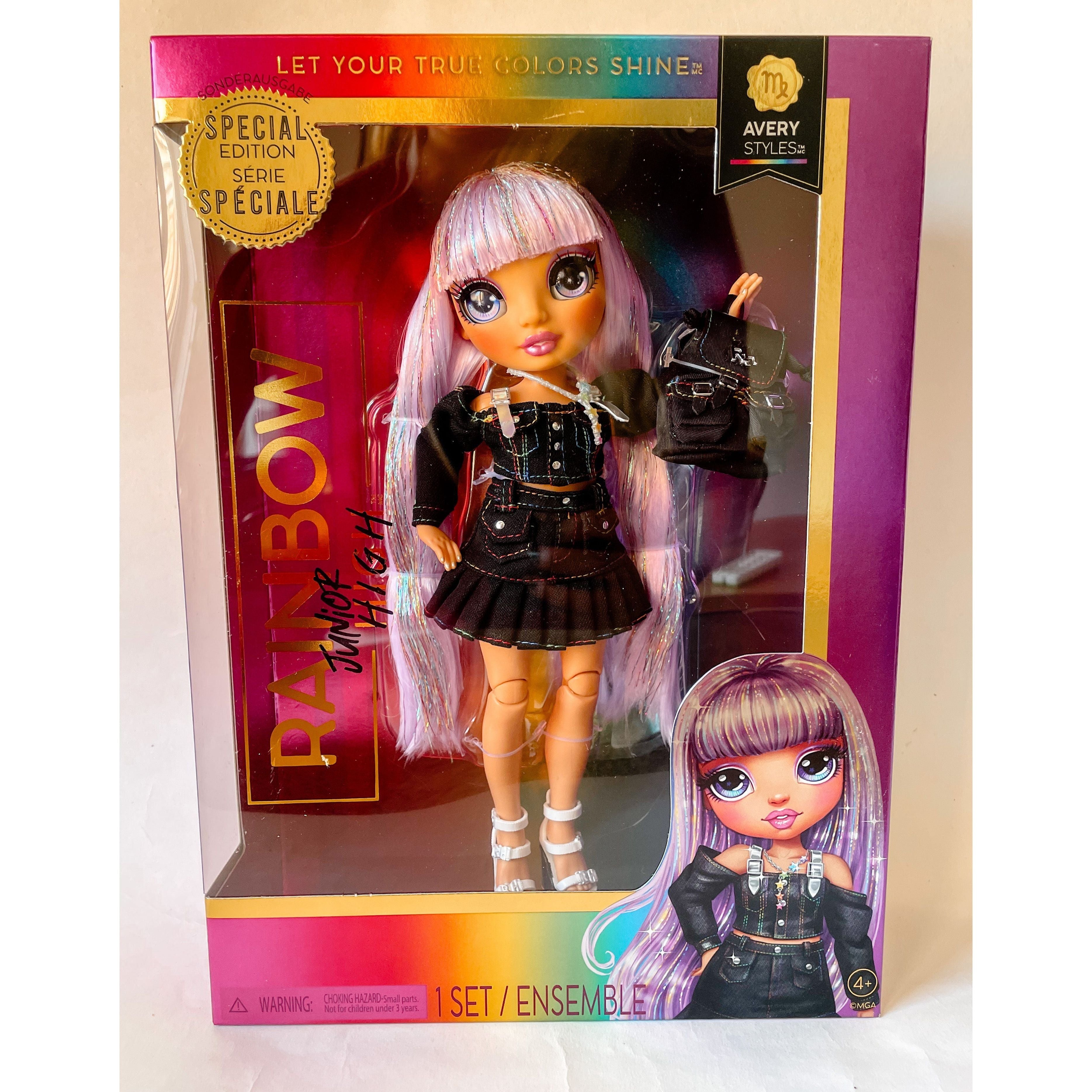Rainbow High Junior High Special Edition Doll- Avery Styles