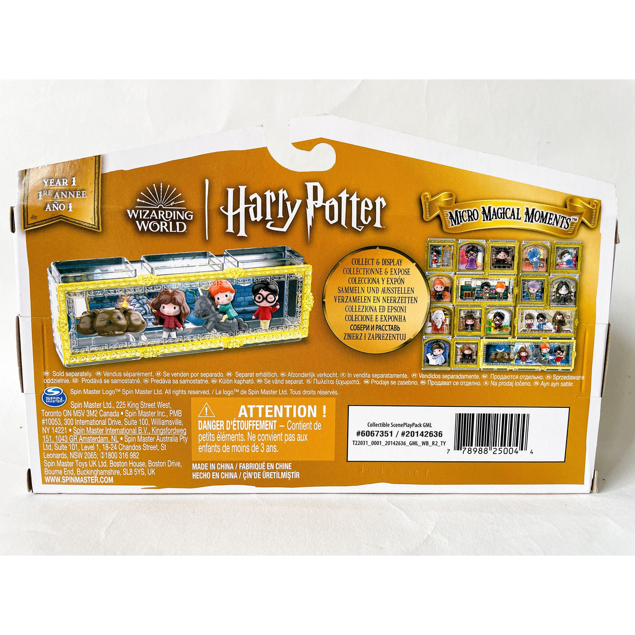Wizarding World Micro Magical Moments - Fluffy Hermione Ron Harry Harry Potter