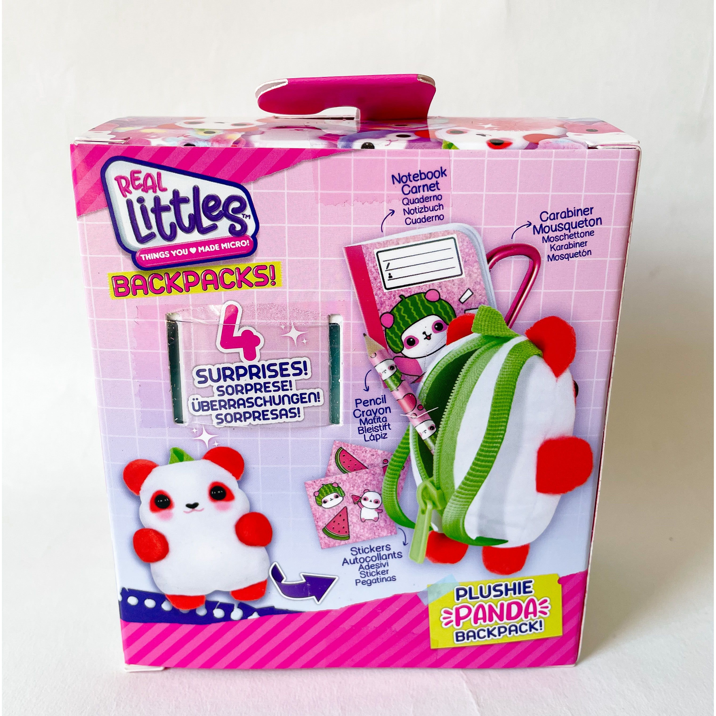 Real Littles Series 7 Plushie Pets Backpacks - Panda Real Littles