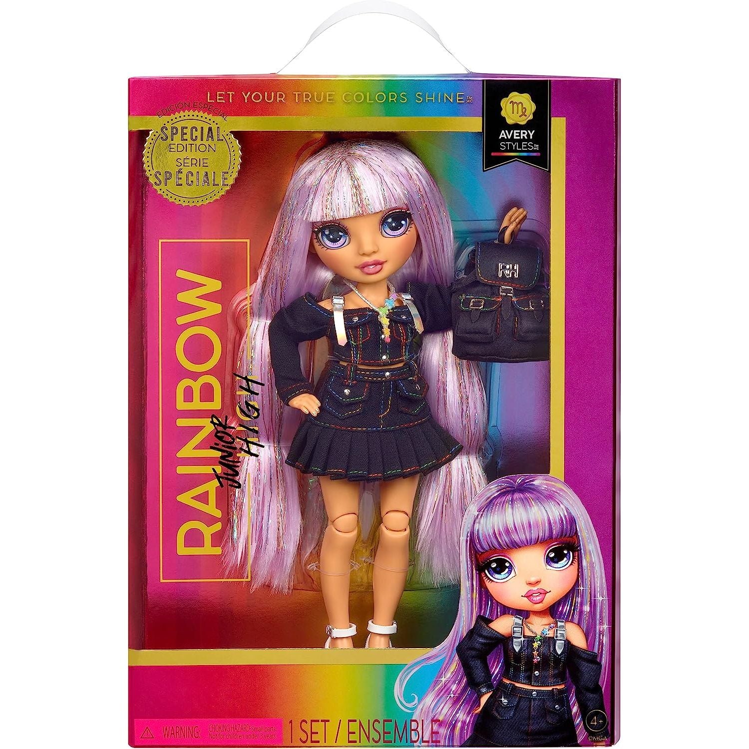 Rainbow Junior High Series 3 Special Edition Avery Styles Doll Rainbow High