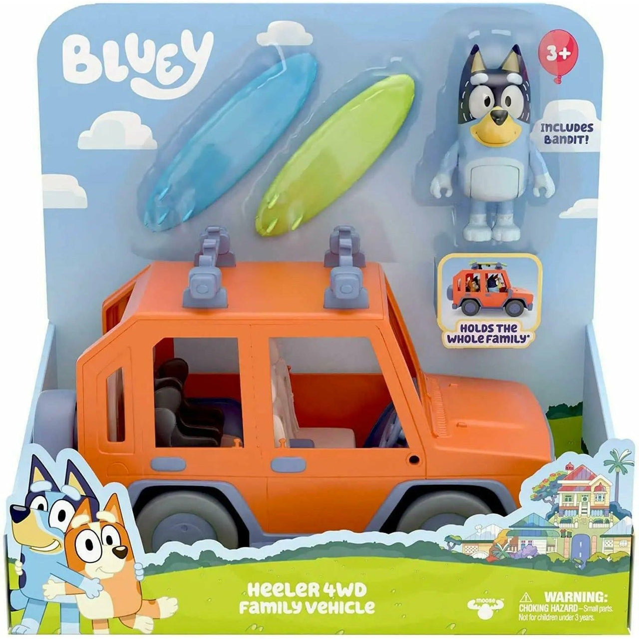 Bluey Heeler Cruiser Family Vehicle - Unicorn & Punkboi
