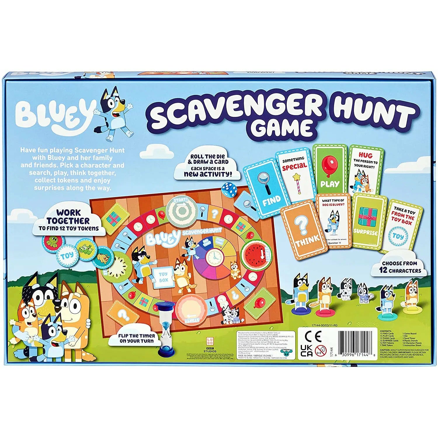 Bluey Scavenger Hunt Game - Unicorn & Punkboi