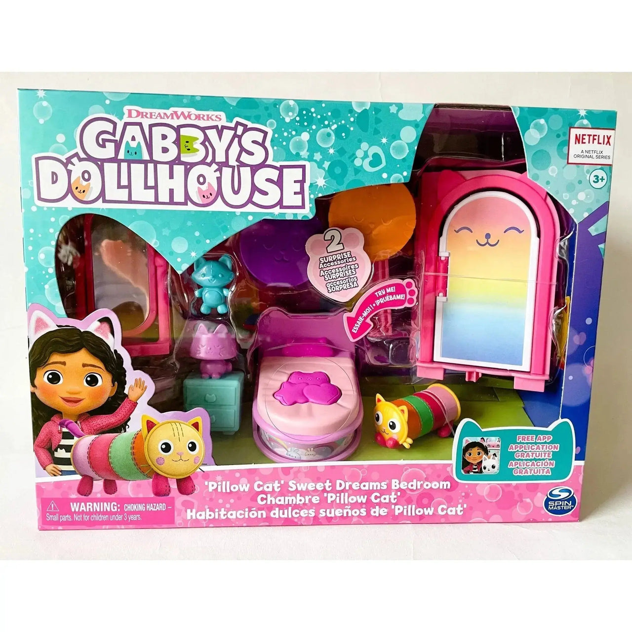 Gabby's Dollhouse Sweet Dreams Bedroom Playset Gabby's Dollhouse