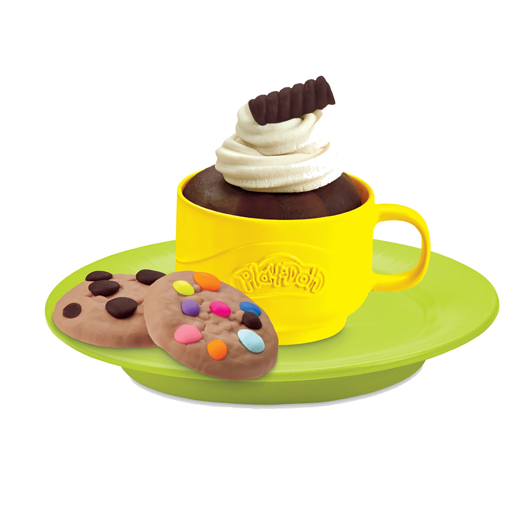 Play-Doh Kitchen Creations Colorful Cafe Play Food Coffee Toy with 5 Colors  - Play-Doh