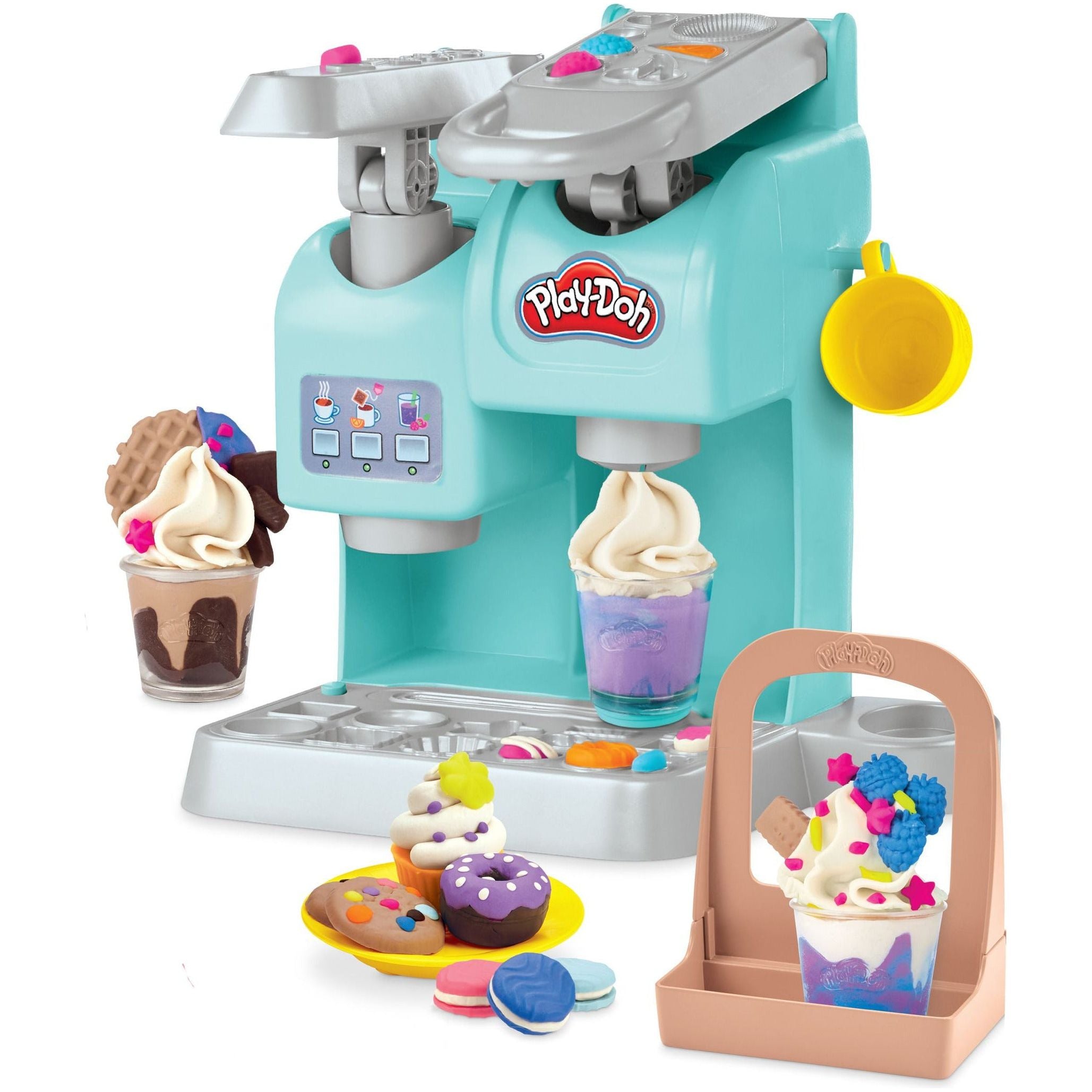 Play-Doh Kitchen Creations Super Colourful Cafe Playset with 20