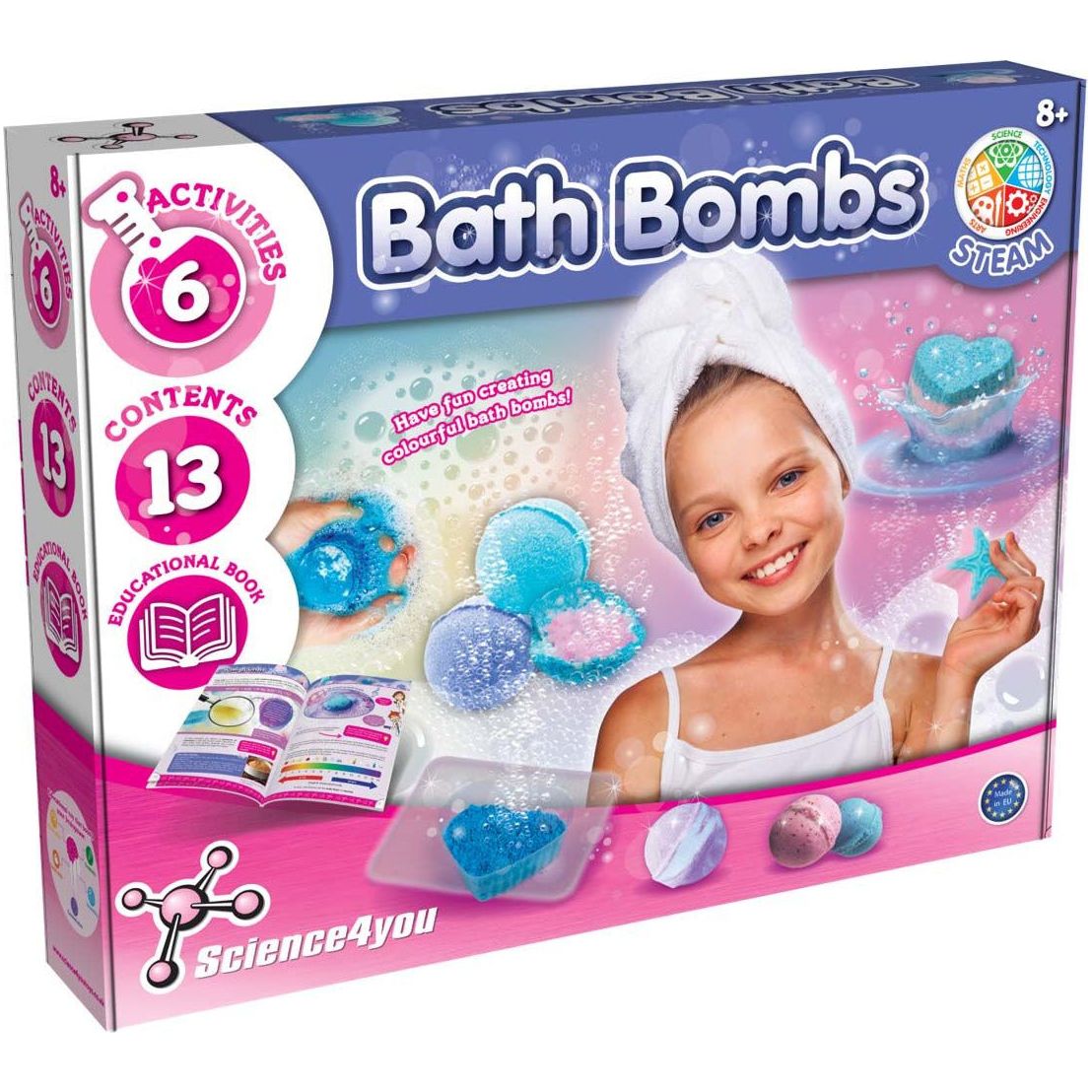 Science4You Bath Bombs Educational Science Kit Science4You