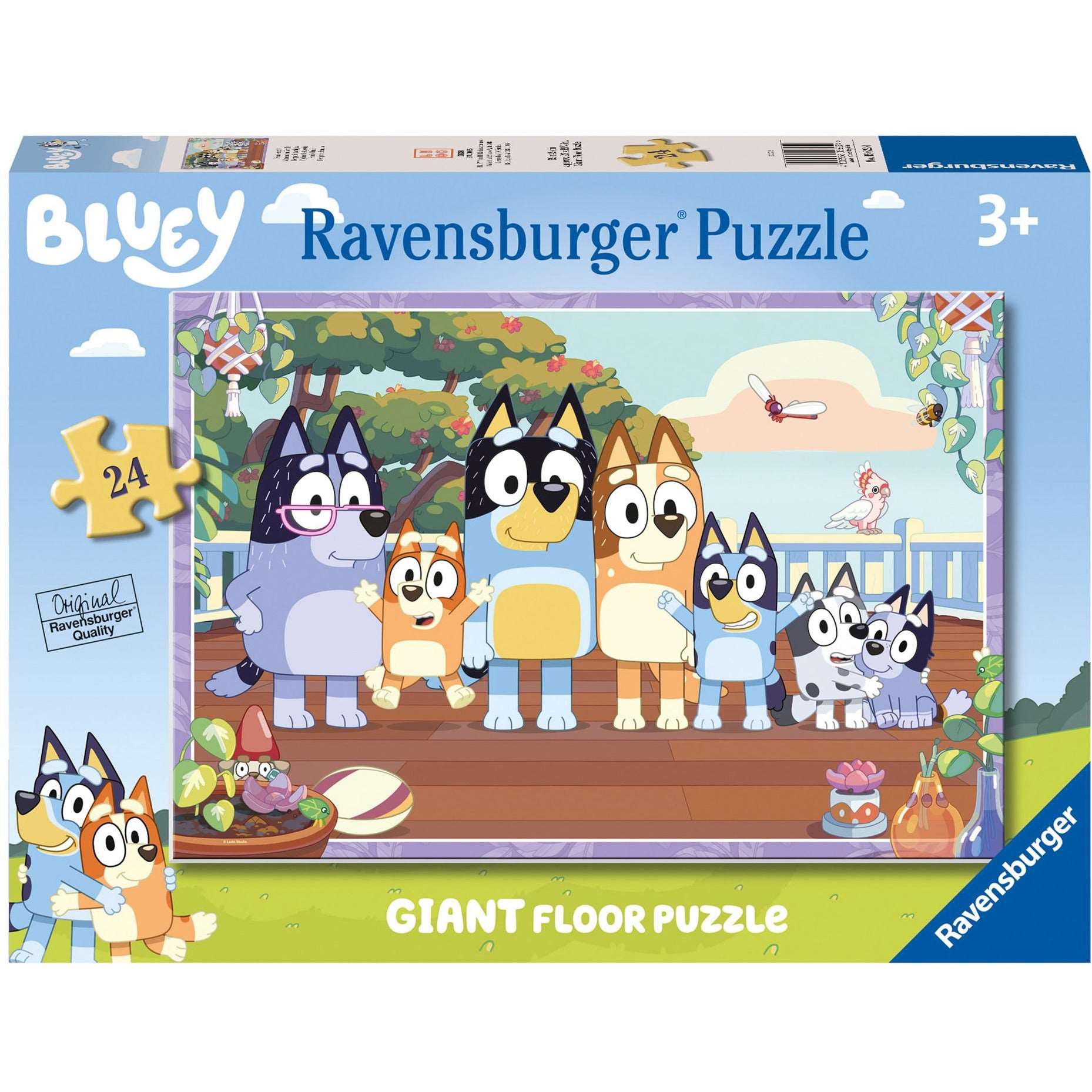 Bluey 24 Piece Giant Floor Jigsaw Puzzle Ravensburger