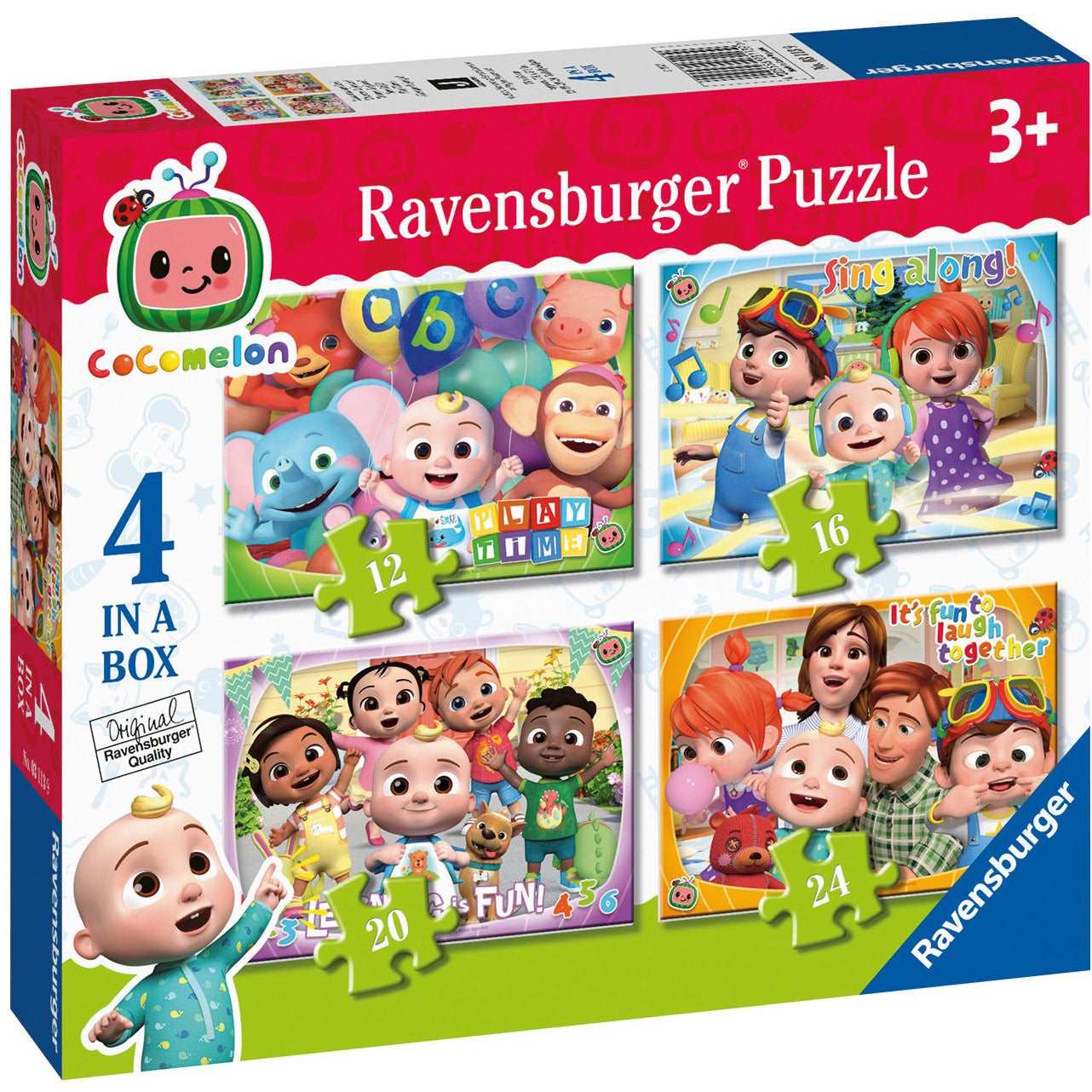 Cocomelon Four In A Box Jigsaw Puzzle Ravensburger