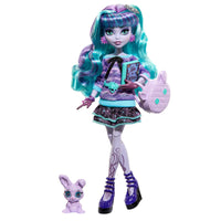 Thumbnail for Monster High Creepover Party Twyla Doll - Unicorn & Punkboi