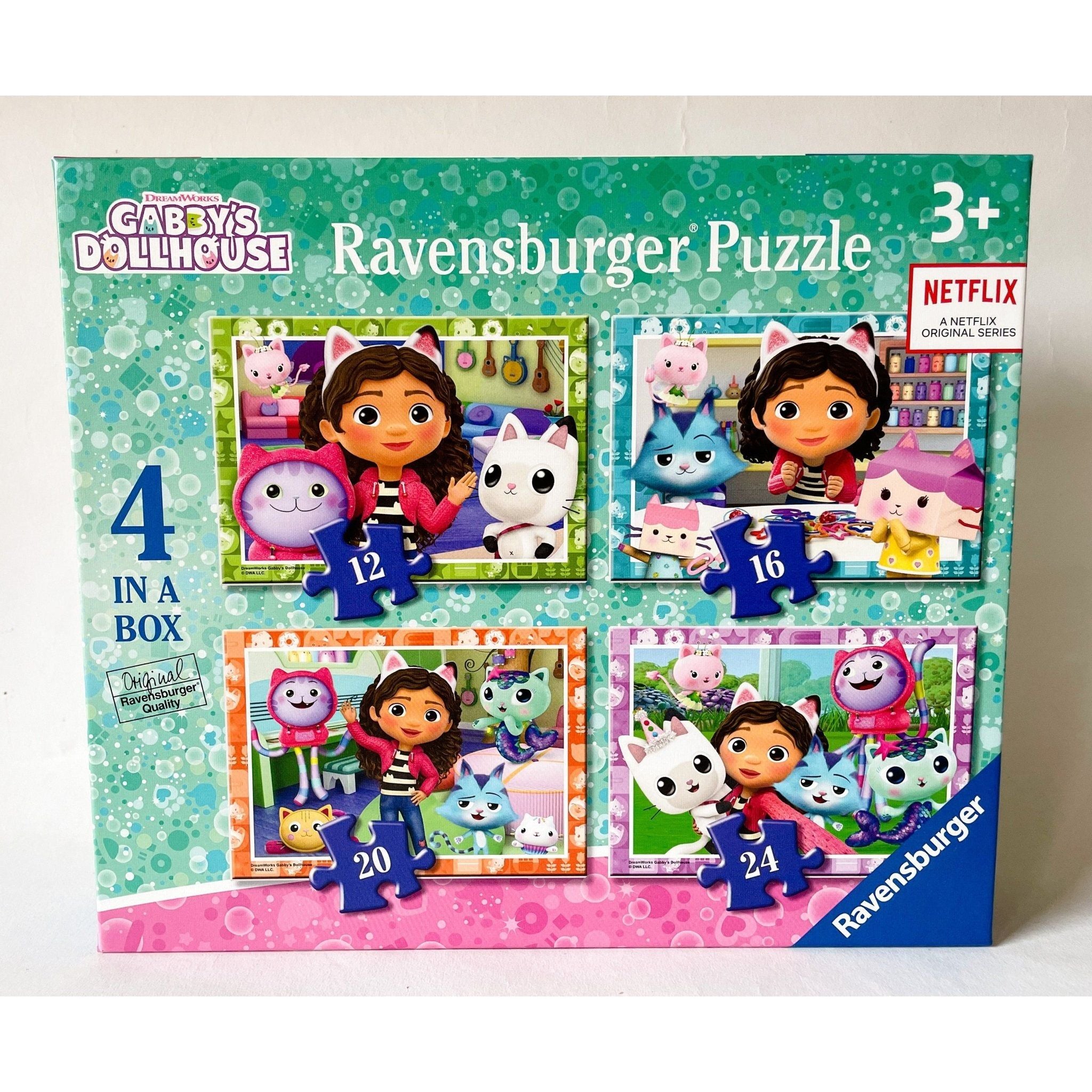 Puzzles 2 x 24 pièces Ravensburger Gabby's Dollhouse - Puzzle