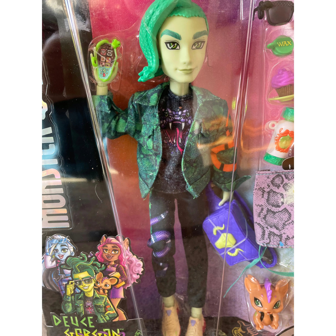 Monster High Deuce Gorgon Doll - Unicorn & Punkboi