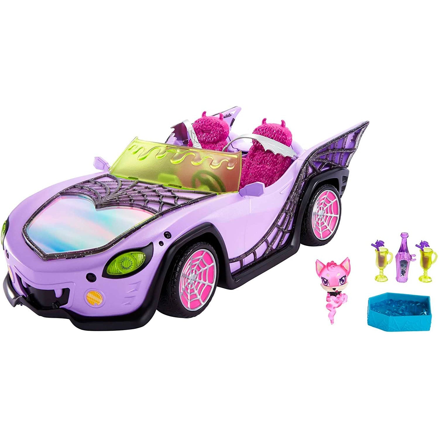 Monster High Ghoul Mobile Toy Car with Pet Monster High