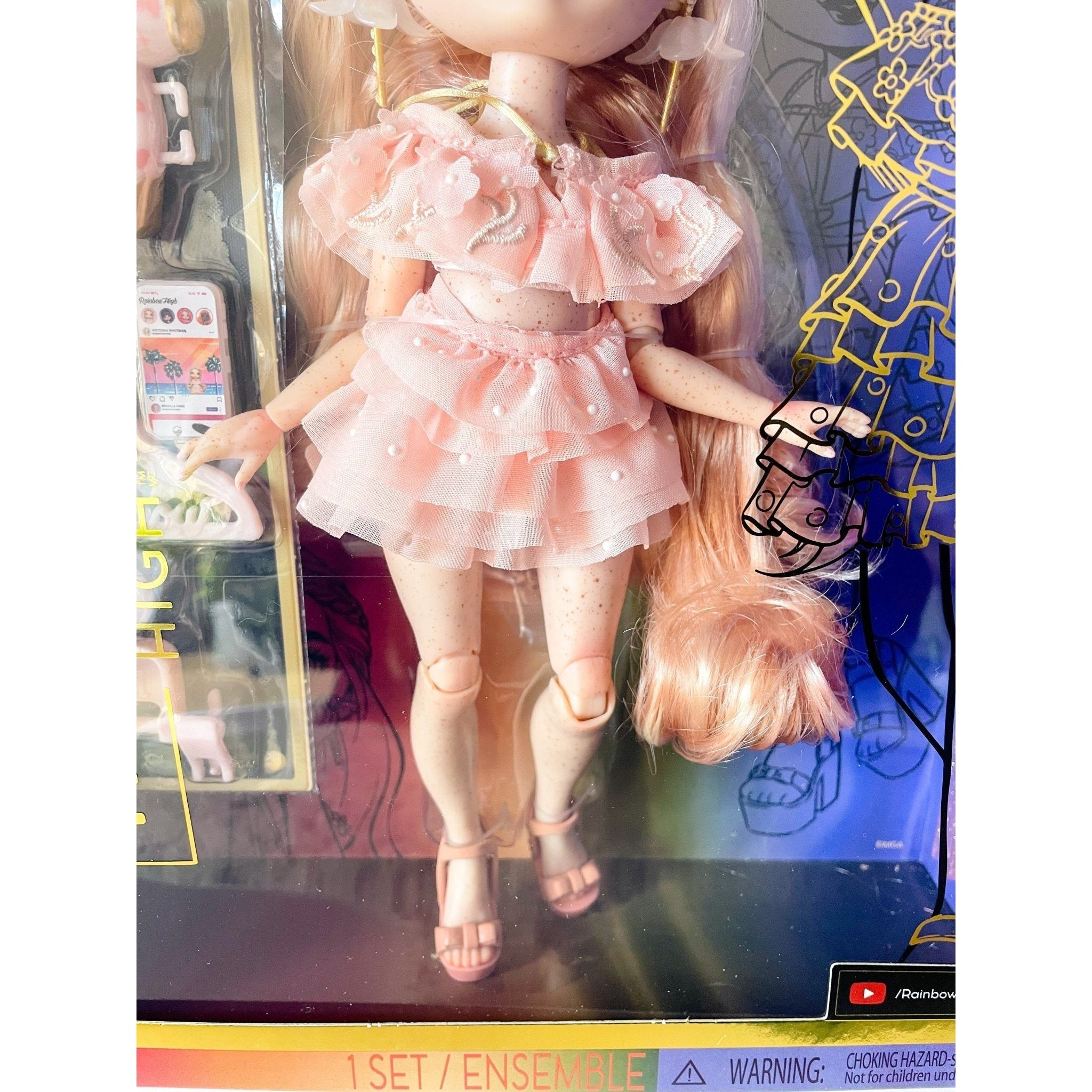  Rainbow High Victoria- Light Pink Fashion Doll and